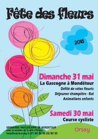 Fête des fleurs 2015. Du 30 au 31 mai 2015 à orsay. Essonne. 